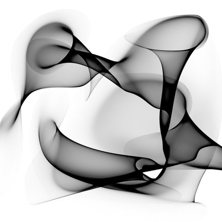 Abstract generated black and white pattern backgroundの写真素材