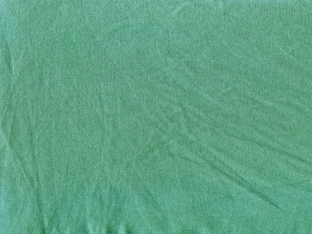Natural linen striped green textured fabric canvas background
