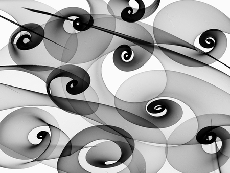 Abstract generated black and white pattern backgroundの写真素材