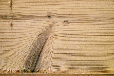 New wooden plank with knots natural pattern backgroundの写真素材