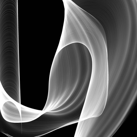 3d render black and white abstract pattern backgroundの写真素材