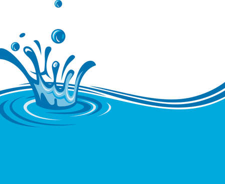 abstract image of waters backgroundのイラスト素材