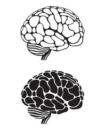 human brainのイラスト素材