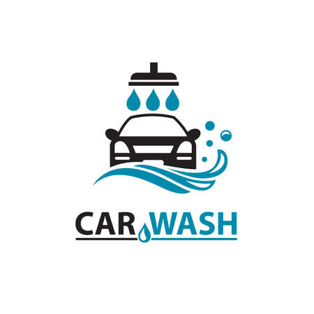 car wash service icon isolated on white backgroundのイラスト素材