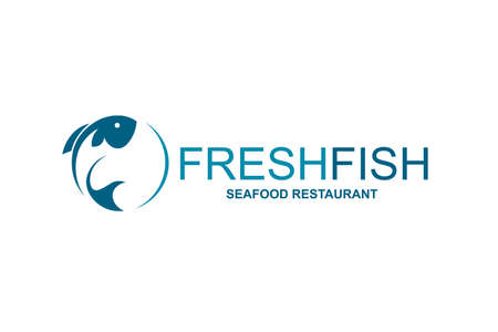 abstract fish icon for restaurant menu designのイラスト素材