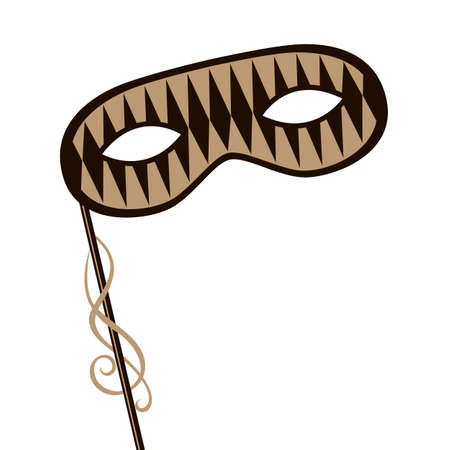 carnival mask imageのイラスト素材