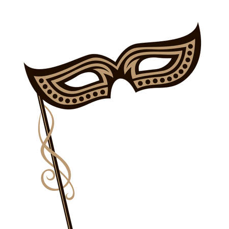 carnival mask imageのイラスト素材
