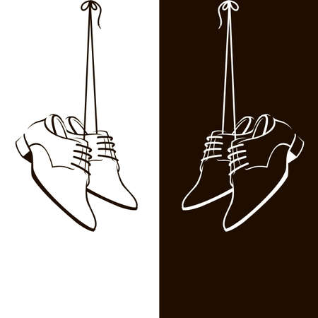 image with shoesのイラスト素材