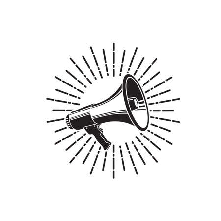 illustration of megaphoneのイラスト素材