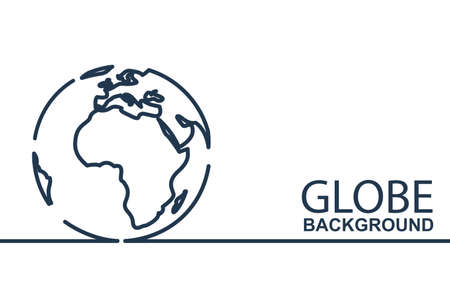 earth planet globe background for travel agencyのイラスト素材
