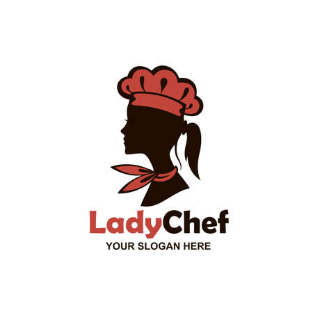 chef woman design isolated on white backgroundのイラスト素材