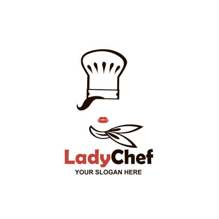 chef woman design isolated on white backgroundのイラスト素材