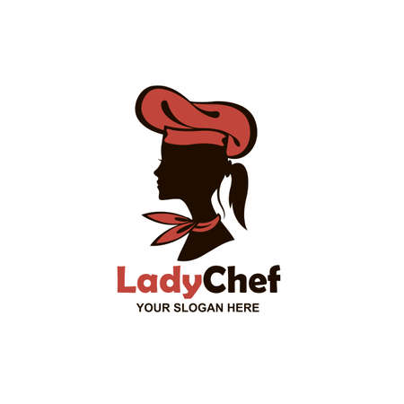 chef woman design isolated on white backgroundのイラスト素材