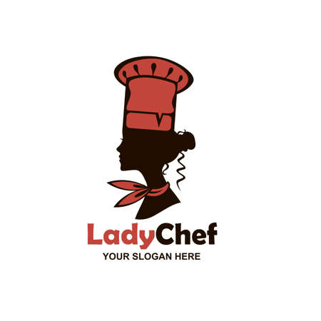 chef woman design isolated on white backgroundのイラスト素材