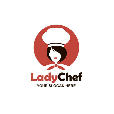 chef woman design isolated on white backgroundのイラスト素材