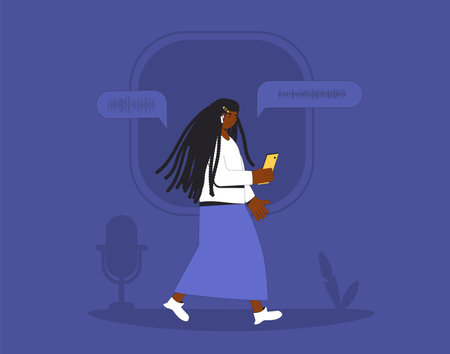 Social media networking app. Audio chat. Talking with friends with voice and phone. Online...