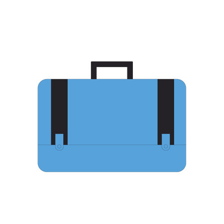 Travel bag icon. Filled line vector illustration.のイラスト素材