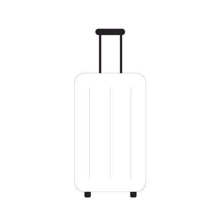 Suitcase icon. Filled line vector illustration.のイラスト素材