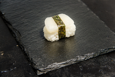 Sushi roll with vegetables. Japanese food.の写真素材