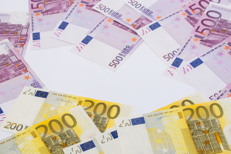 Euro Money. euro cash background. Euro Money Banknotes