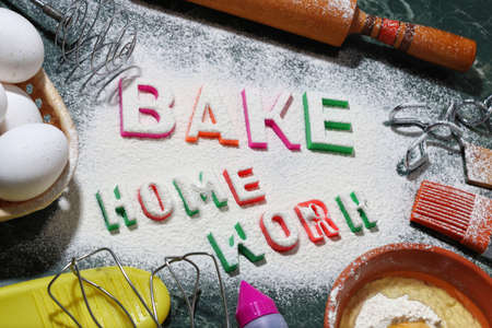 baking process utensilsの写真素材