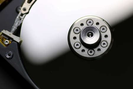 hard disc drive macroの写真素材