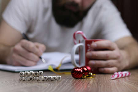 concept of crhristmas and new year backgroundの写真素材