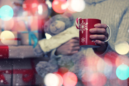 concept of crhristmas and new year backgroundの写真素材