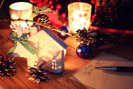 Hand write greetings for the new year