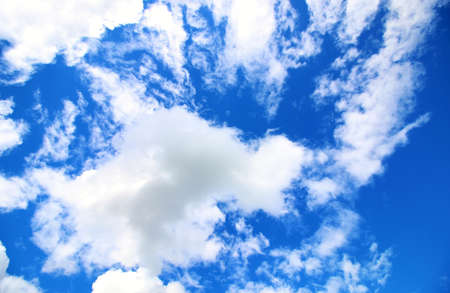 cloud and blue skyの写真素材