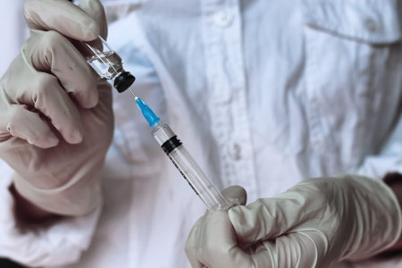 medical health care system equipment for analyzes and testsの写真素材