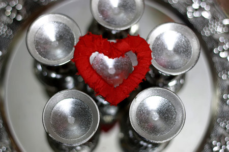 symbol of love and fidelity red heart shape as a gift for Valentine's Day