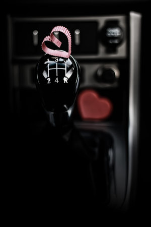 symbol of love and fidelity red heart shape as a gift for Valentine's Dayの写真素材