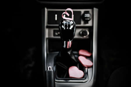 symbol of love and fidelity red heart shape as a gift for Valentine's Dayの写真素材