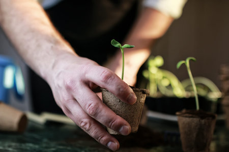 preparations for the new summer season preparation plant seedlings and courting her