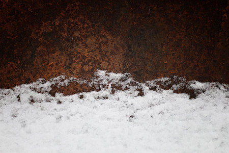 texture of an old shabby brown rusty iron sheetの写真素材