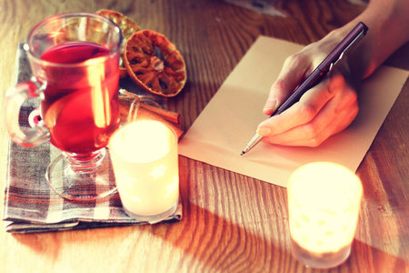 New Year's Eve celebration package gifts and signature cooking festive drinksの写真素材