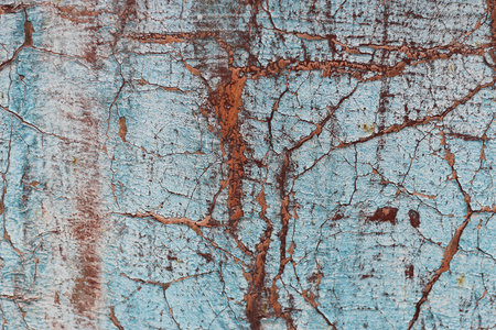 texture of old paint on dirty rusty metalの写真素材