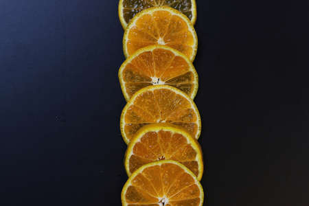 juicy mandarin citrus symbol of the new year coming holidaysの写真素材