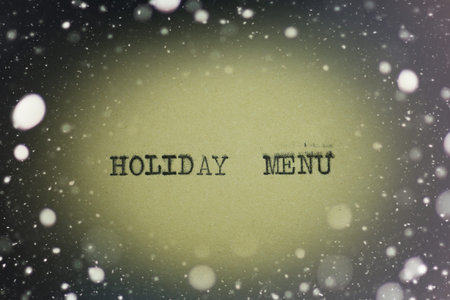 background sheet of yellowish paper with the printed words on a typewriterの写真素材