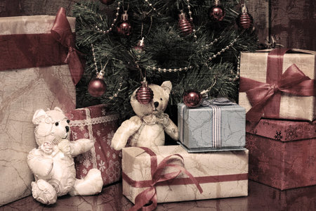 New Year's Eve celebration package gifts and signature cooking festive drinksの写真素材