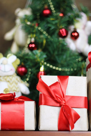 New Year's Eve celebration package gifts and signature cooking festive drinksの写真素材