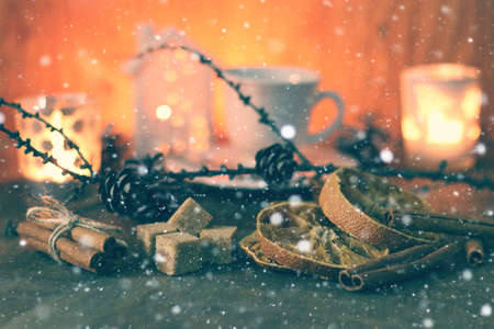 New Year's Eve celebration package gifts and signature cooking festive drinksの写真素材