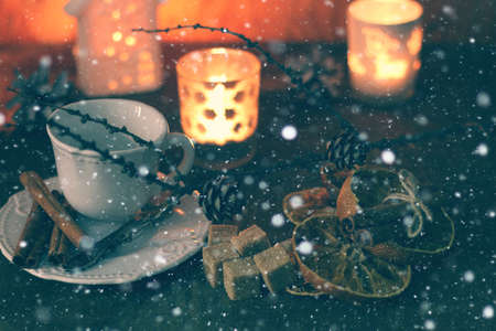 New Year's Eve celebration package gifts and signature cooking festive drinksの写真素材