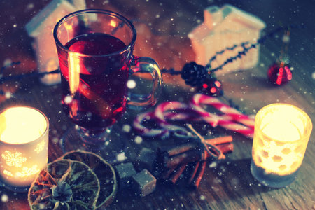 New Year's Eve celebration package gifts and signature cooking festive drinksの写真素材