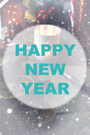 New Year's Eve celebration package gifts and signature cooking festive drinksの写真素材