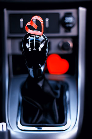 symbol of love and fidelity red heart shape as a gift for Valentine's Dayの写真素材