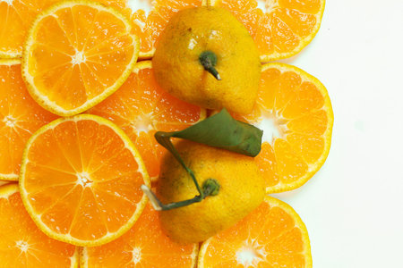 juicy mandarin citrus symbol of the new year coming holidays
