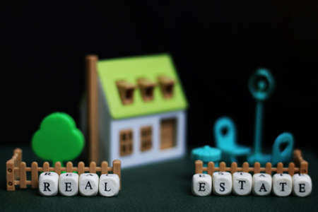 house real estate modelの写真素材