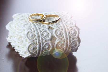 wild flowers bouquet ringsの写真素材